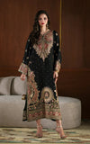 ETHNIC - Luxury Raw Silk Embroidered Unstitched 3PC Suit-Kaftan