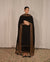 BlackDHANAKUnstitched| 3pcSuit V239