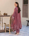 Lawn-3PC Embroidered Shirt with Chiffon Embroidered Dupatta 1321