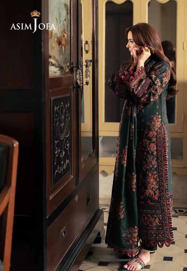 3PC DHANAK EMBROIDERED UNSTICHED SUIT 259