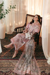 3PC Lawn EMBROIDERED SHIRT WITHPRINTED DUPATTAAND TROUSER 501