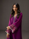3 Piece Unstitched Embroidered and Printed SIlk Suit 226