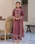 Lawn-3PC Embroidered Shirt with Chiffon Embroidered Dupatta 1321