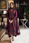 DHANAK 3PC Embroidered With Chiffon Embroidered Dupatta 668